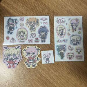 캐릭캐릭체인지 이욘님 스티커 아무 토마 세라 시아