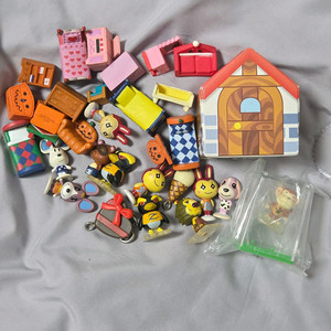 31개일괄)동물의 숲 고전 동숲 피규어 가챠 주민 베리