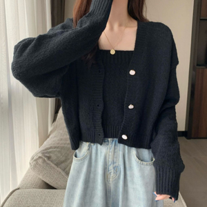 와플 나시 가디건 세트