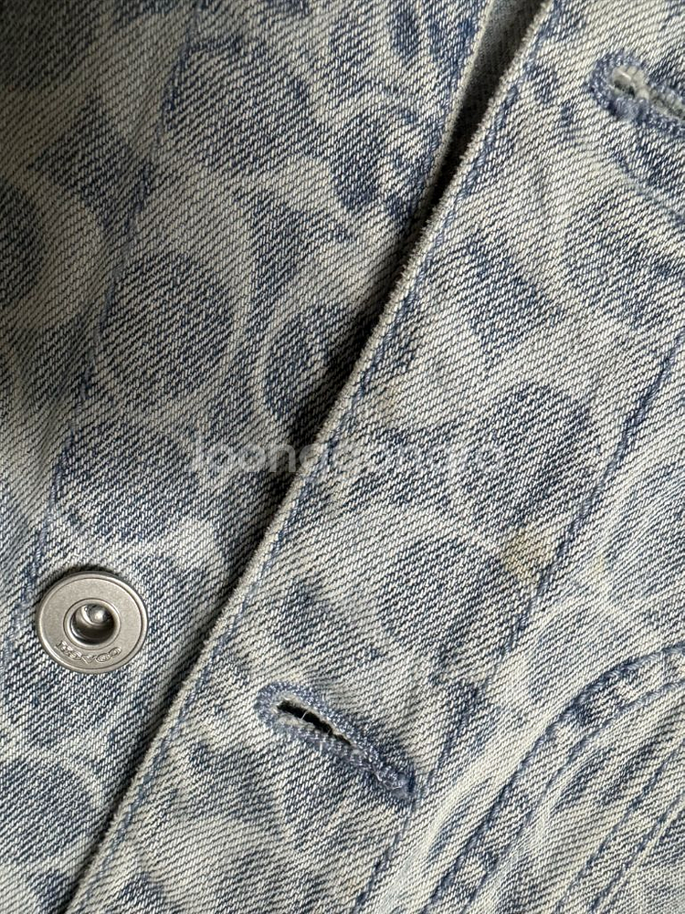 코치 모노그램 데님 자켓--3