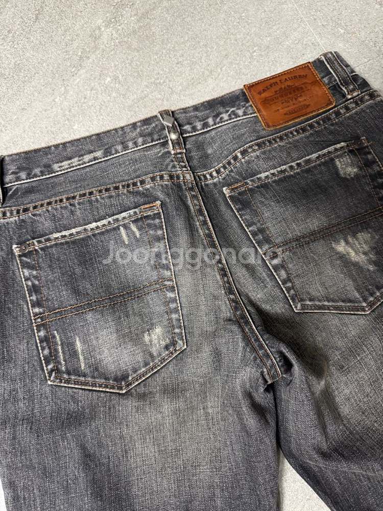 랄프 로렌 로우웨이스트 웨스턴 무드 데님 진 팬츠--5