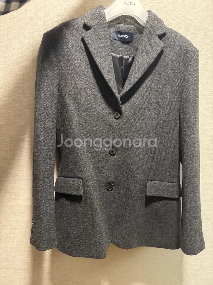 녹섭 에센셜 울 자켓 재킷 블레이저--3