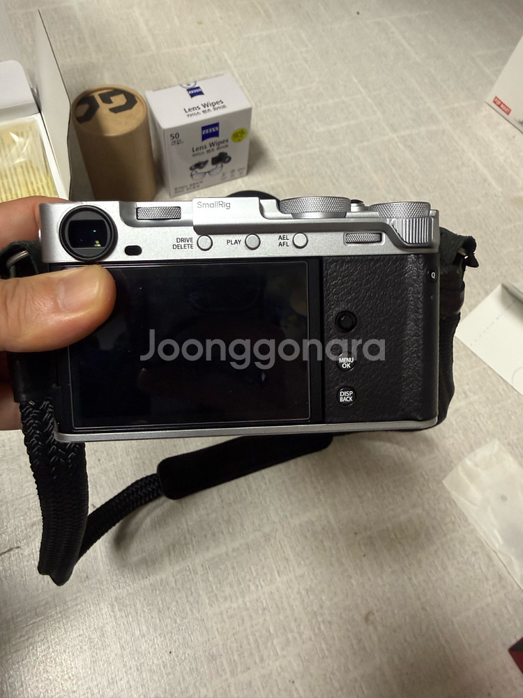 후지필름 x-e5 실버 렌즈는 xf1650 악세서리등--8