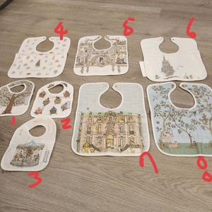 (새상품) 아뜰리에슈 턱받이 스몰 & 라지