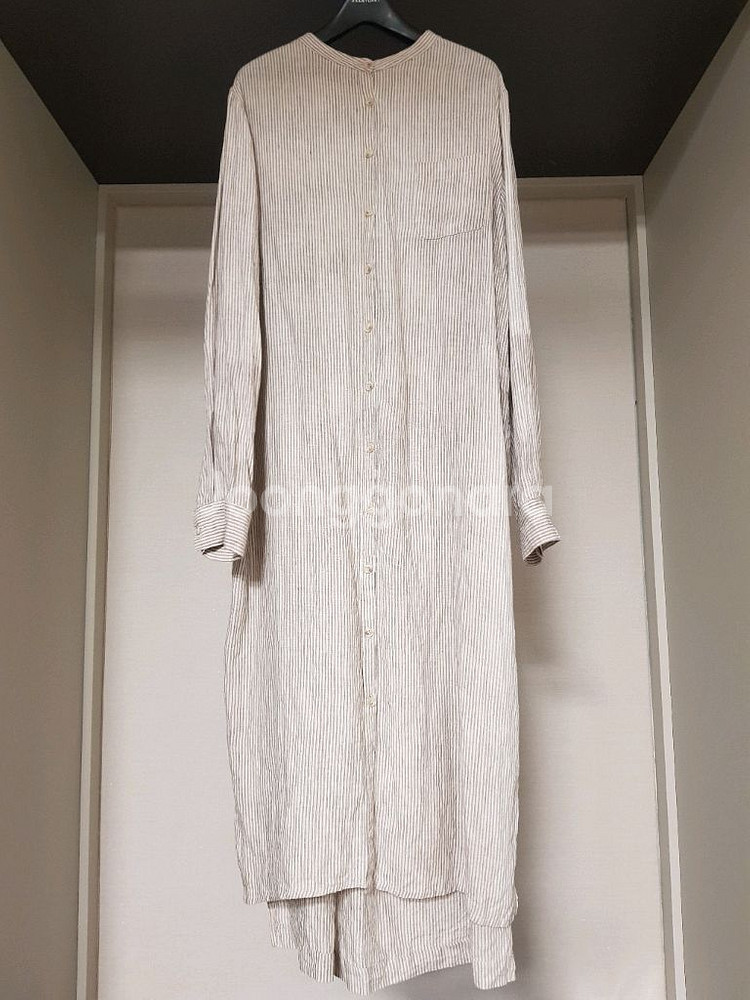 위꼬모 린넨 롱원피스,ouicomo--0