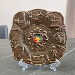 벨기에 브뤼셀 빈티지 기념 접시