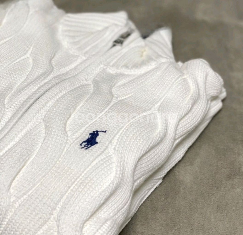 폴로 랄프로렌 집업 꽈베기 니트 가디건--0