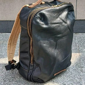 젤드너 ZELDNER 가죽 백팩 블랙