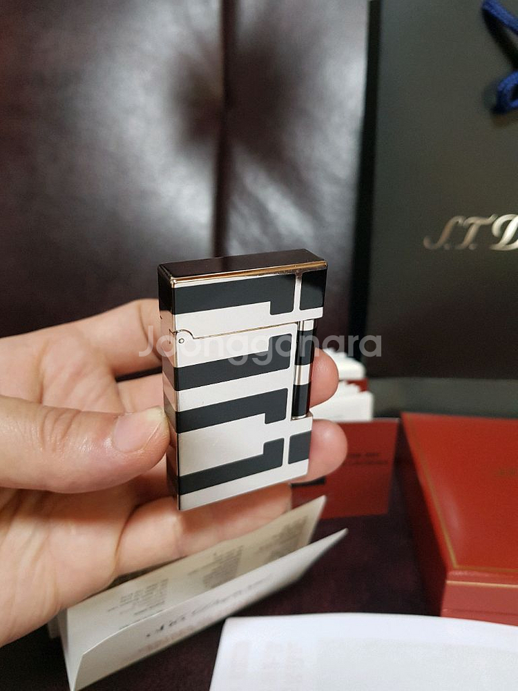 풀세트 듀퐁라이터 라인2 ca16742 블랙 팔라듐--1