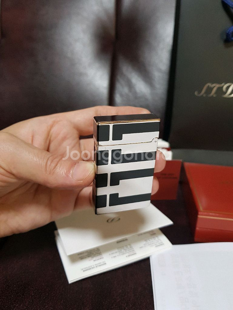 풀세트 듀퐁라이터 라인2 ca16742 블랙 팔라듐--2