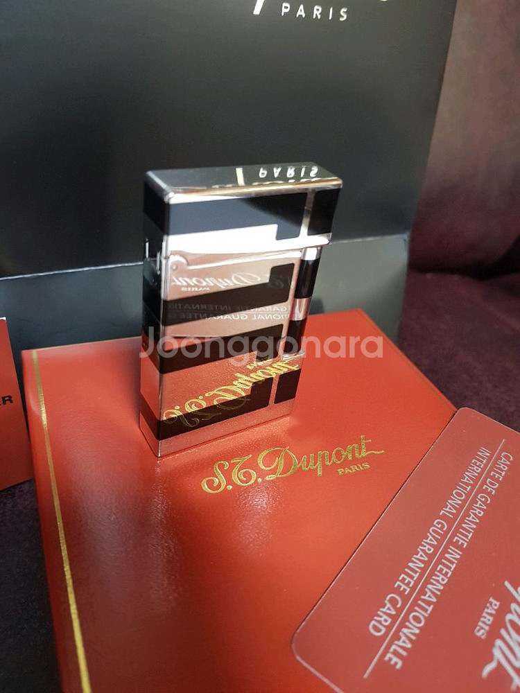 풀세트 듀퐁라이터 라인2 ca16742 블랙 팔라듐--0