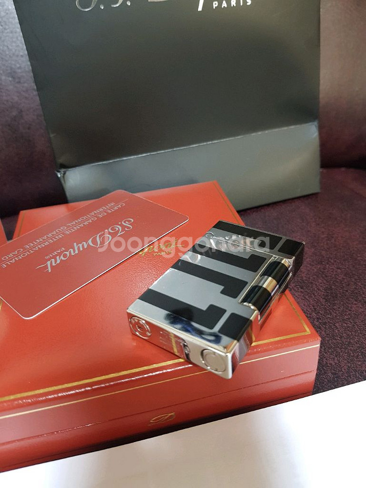 풀세트 듀퐁라이터 라인2 ca16742 블랙 팔라듐--7