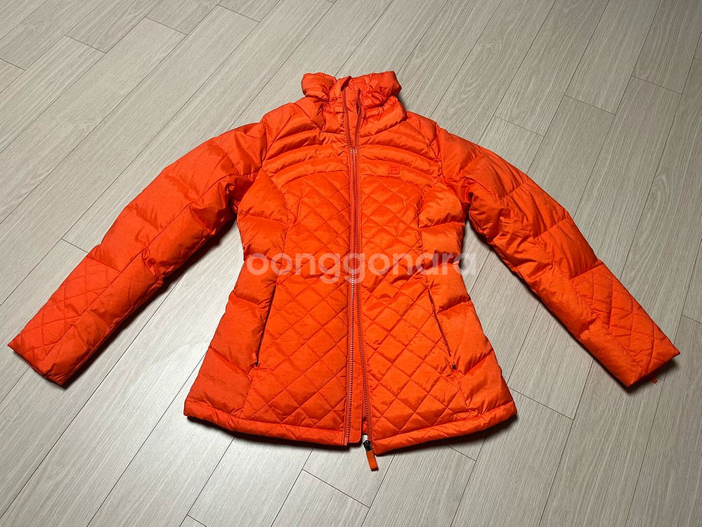 (거의새것) FILA 필라 여성 오렌지 경량 패딩 9--0