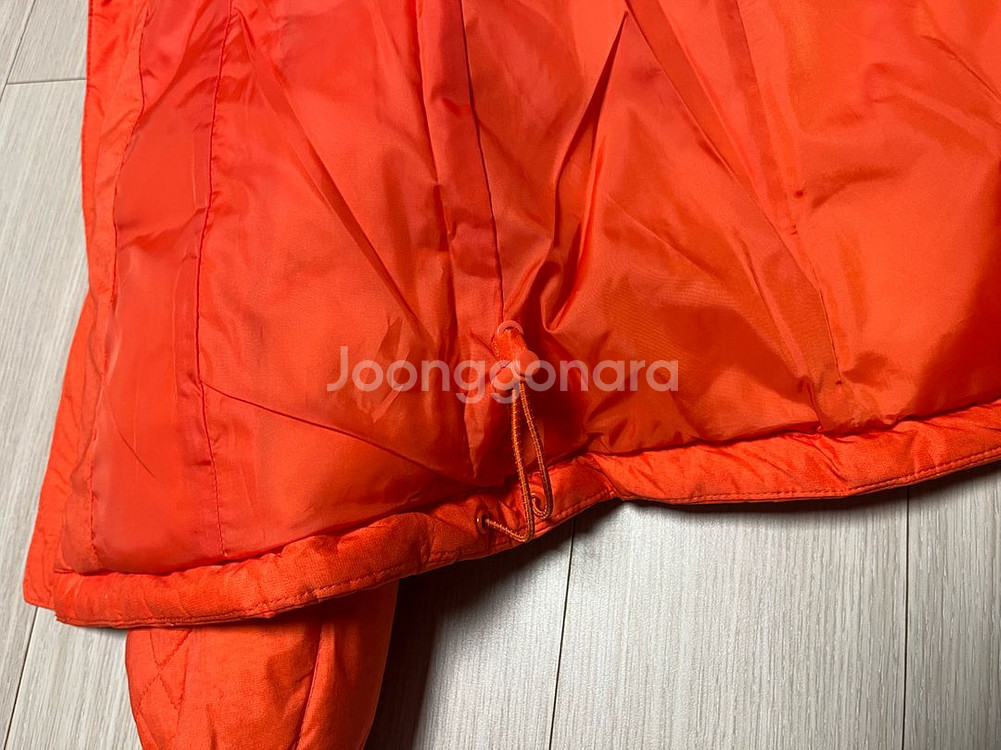 (거의새것) FILA 필라 여성 오렌지 경량 패딩 9--5