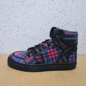 41) 마크 제이콥스 타탄 체크 하이탑 스니커즈 블랙
