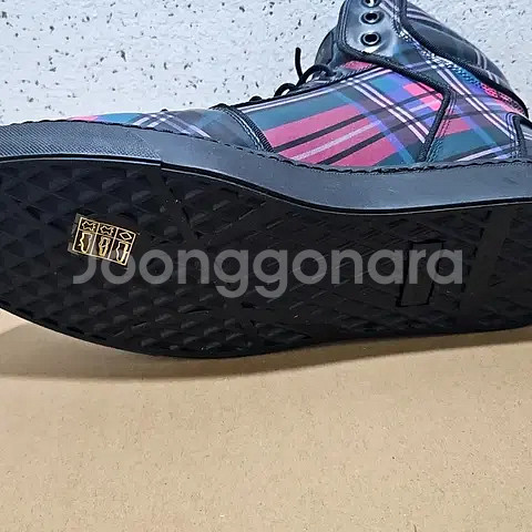 41) 마크 제이콥스 타탄 체크 하이탑 스니커즈 블랙--6