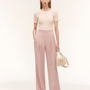 시에SIE 아방 와이드 트라우저 핑크 XS