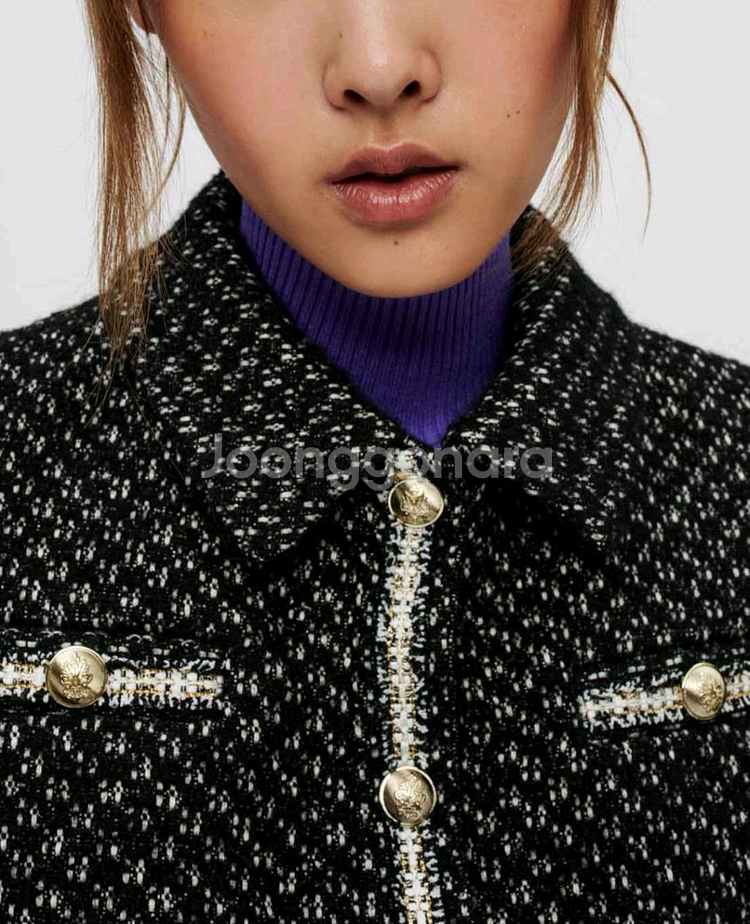 마쥬(maje) 트위드 블로피자켓(54size)--6