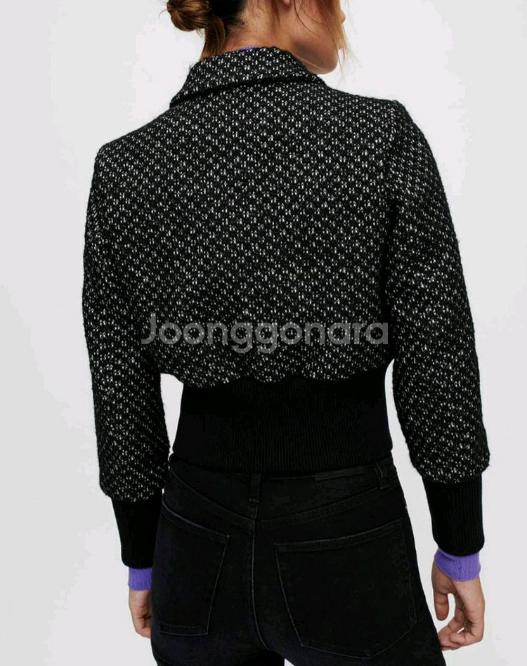 마쥬(maje) 트위드 블로피자켓(54size)--3