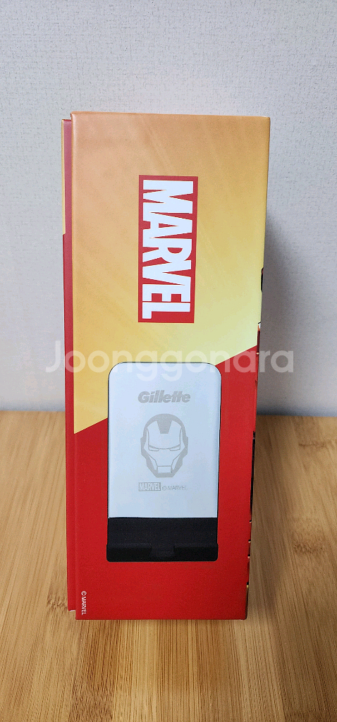 질레트 면도기 마블 아이언맨 콜라보 새상품--1