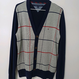 타미힐피거 브이넥 면가디건 (여100.남95)