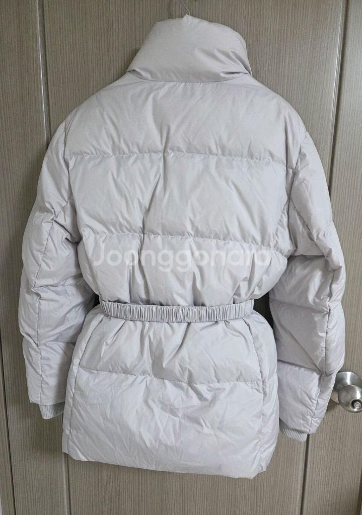 더캐시미어 벨티드 구스 다운 점퍼66 랑방 마인 타임--6