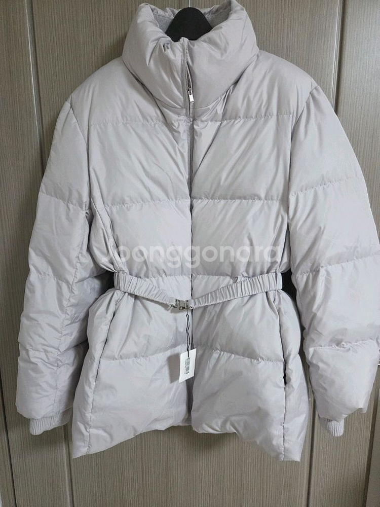 더캐시미어 벨티드 구스 다운 점퍼66 랑방 마인 타임--5