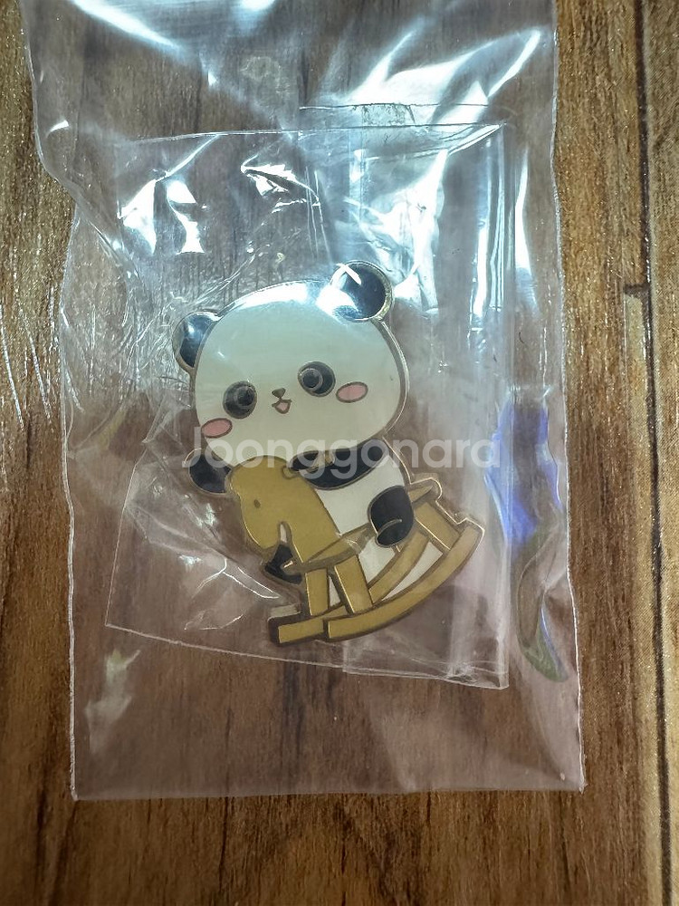 에버랜드 푸바오 목마뱃지--0