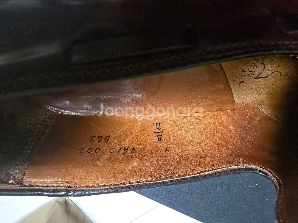 알든 Alden 563 버건디 테슬로퍼 7D--7