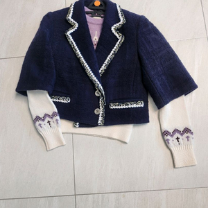 한섬 랑방 타임 마인 오브제 패딩 자켓