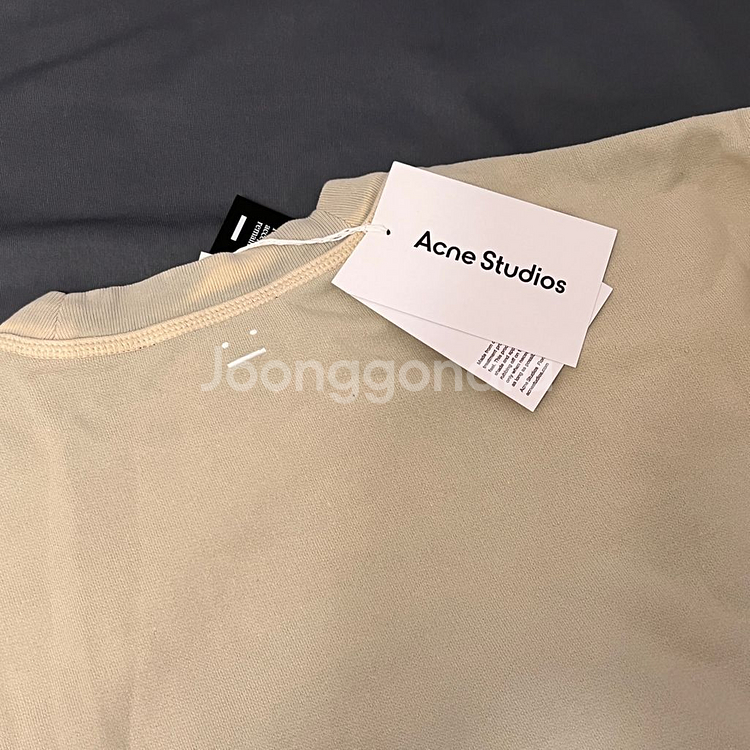 아크네스튜디오 피아 오버핏 맨투맨 더스티 그린 XS M--3