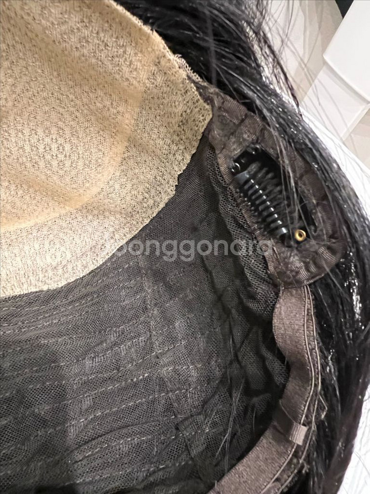 인모100프로(밝은갈색, 보브컷) 통가발 판매합니다--9