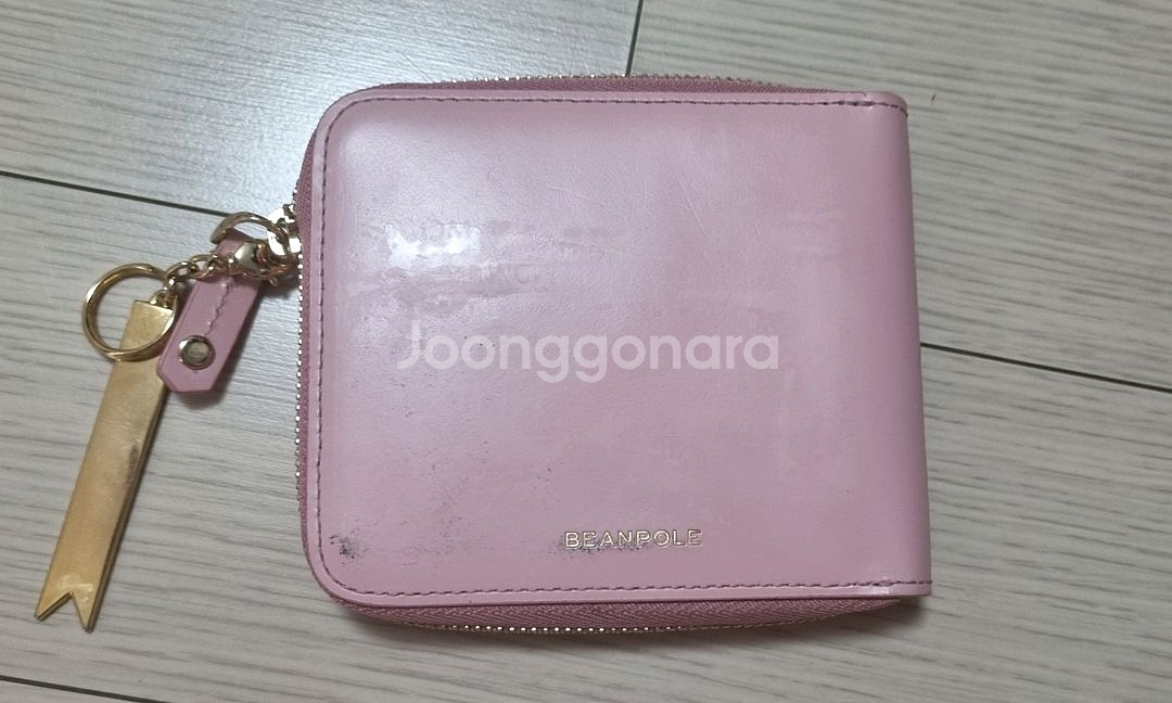 빈폴 핑크 반지갑--1