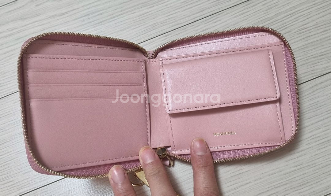 빈폴 핑크 반지갑--2