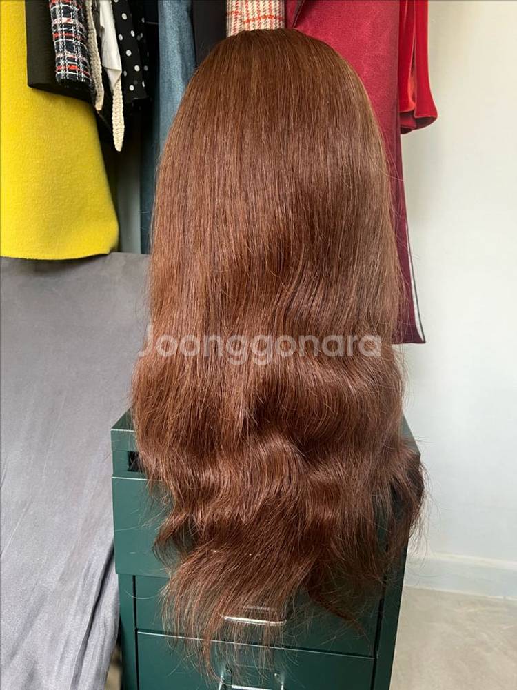 인모100프로(밝은갈색,펌머리)판매합니다--1