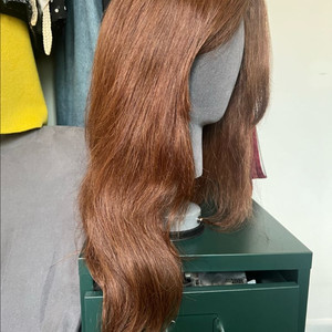 인모100프로(밝은갈색,펌머리)판매합니다