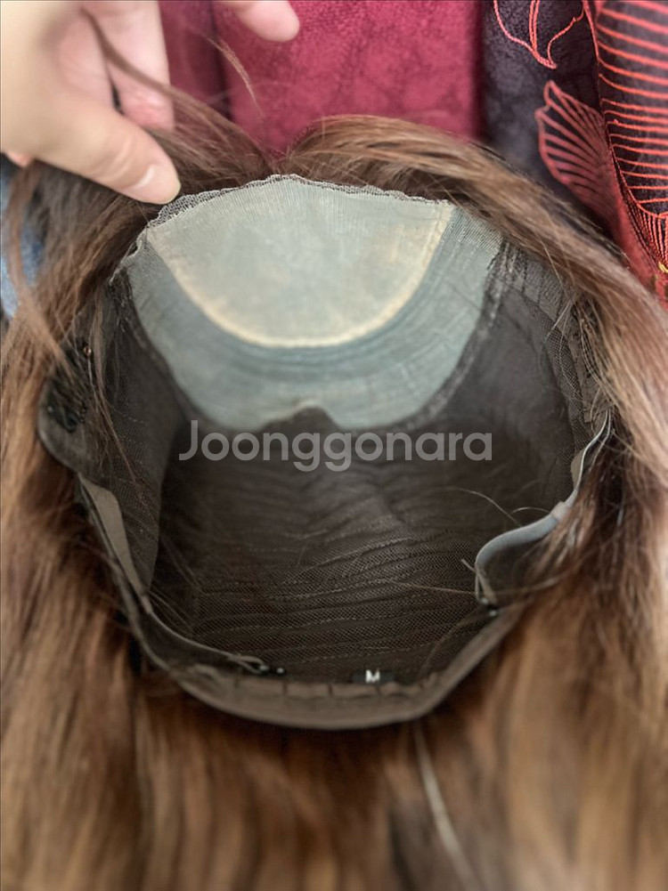 인모100프로(밝은갈색,펌머리)판매합니다--7