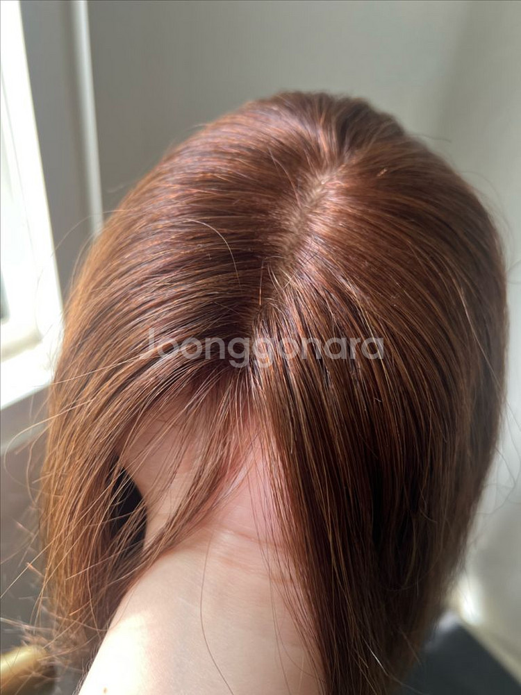 인모100프로(밝은갈색,펌머리)판매합니다--4