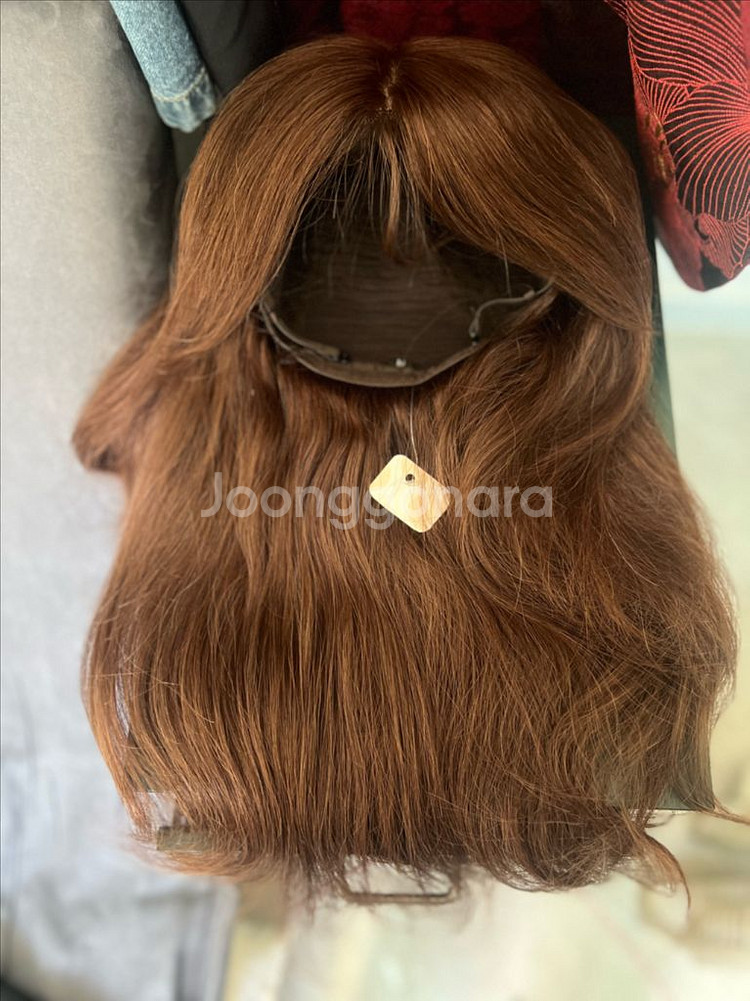 인모100프로(밝은갈색,펌머리)판매합니다--6