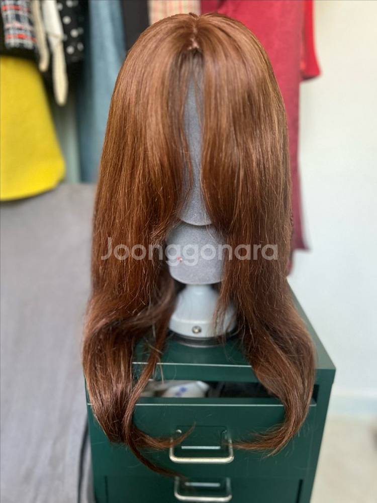 인모100프로(밝은갈색,펌머리)판매합니다--3