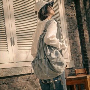 새상품) 프렌즈손데토이 드로스트링 나일론 백팩 가방