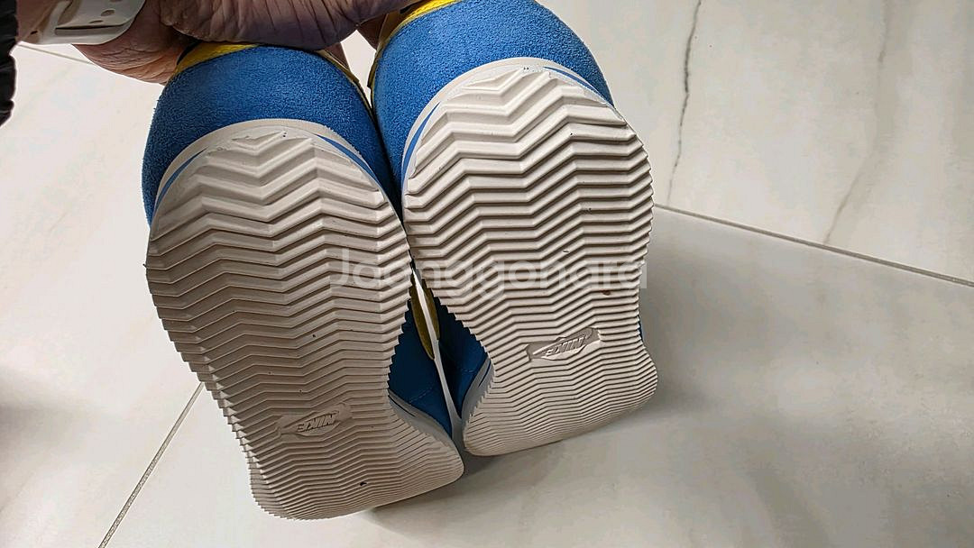 나이키 코르테즈 파랑/노랑 280mm 새상품--3