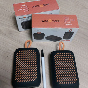 와이즈타이거 Q06P 블루투스스피커 2대