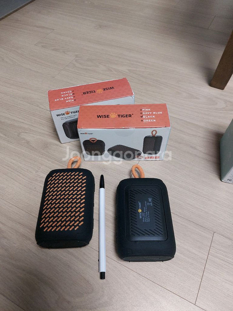 와이즈타이거 Q06P 블루투스스피커 2대--2