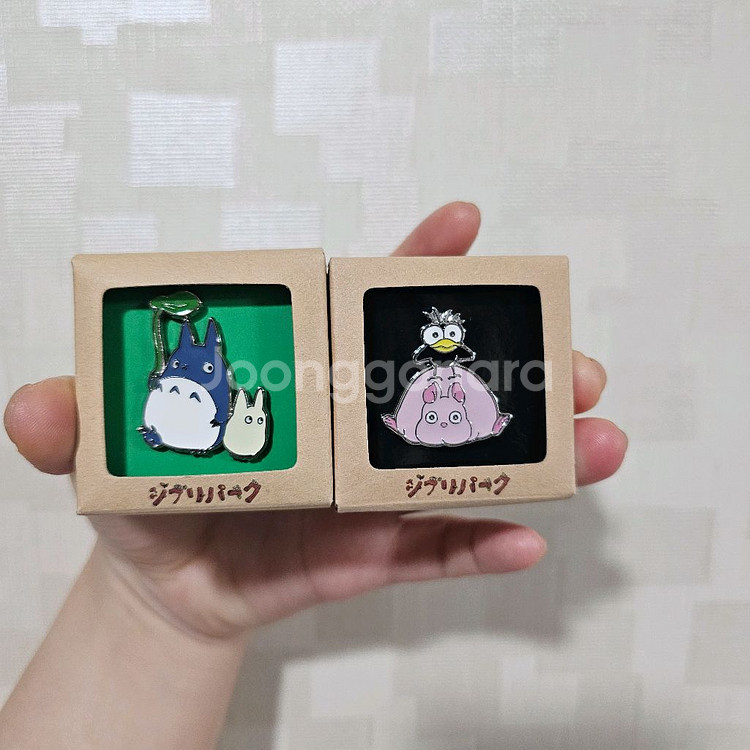 지브리파크 한정 이웃집토토로, 센과치히로 뱃지 세트--0
