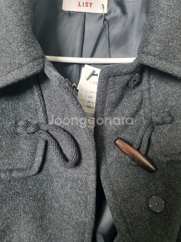 리스트 토글 단추 코트--3