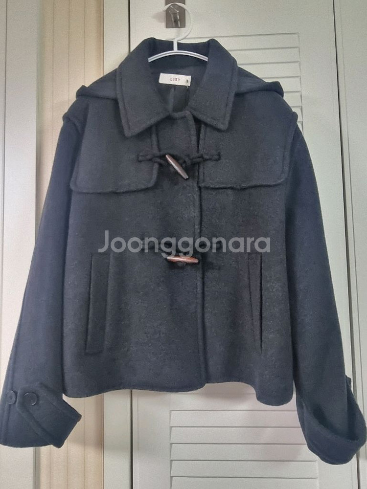 리스트 토글 단추 코트--6