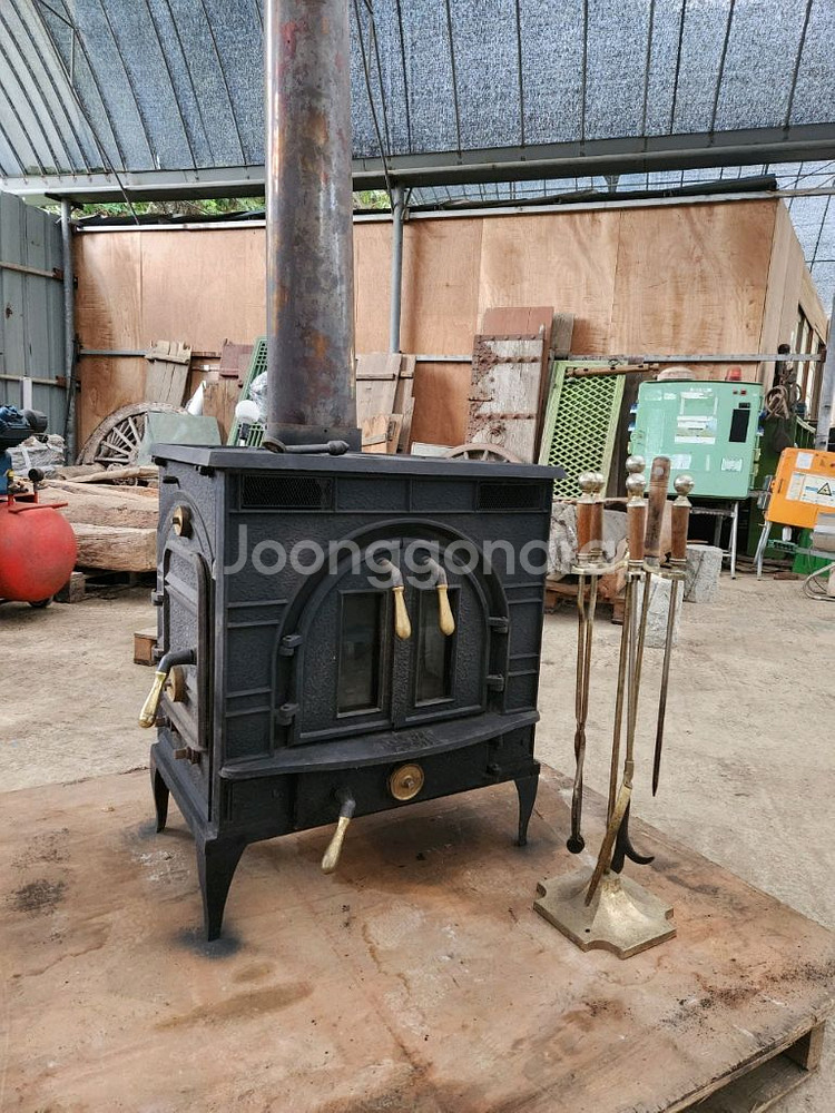 화목난로 주물난로 미제주물난로 OEM--2