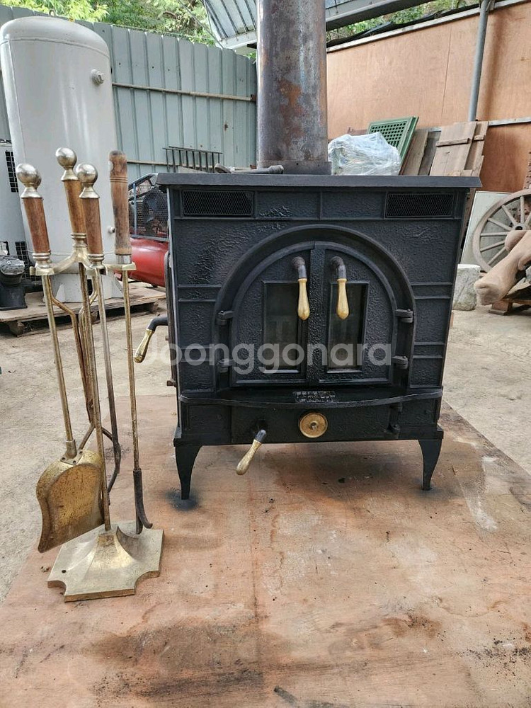 화목난로 주물난로 미제주물난로 OEM--0
