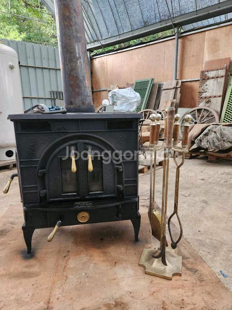 화목난로 주물난로 미제주물난로 OEM--5